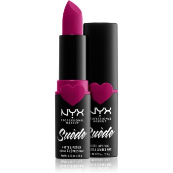NYX Professional Makeup Suede Matte Lipstick ruj mat - imagine 2